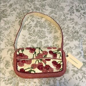 NWT Anthropologie Cherry Fiona purse